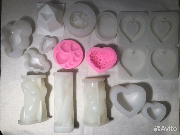 Силиконовые формы молды для свечей