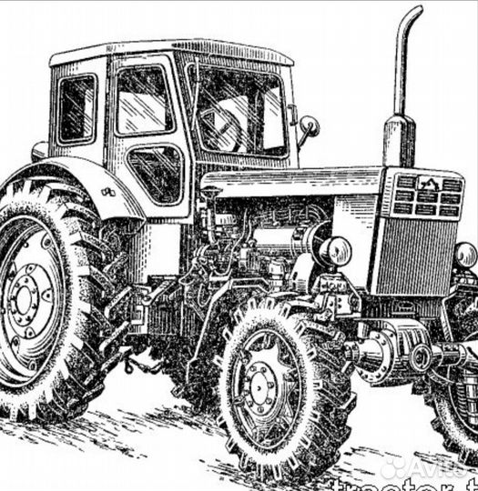 Трактор ЛТЗ Т-40AM, 1990