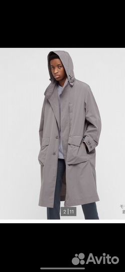Тренч мужской jil sander uniqlo