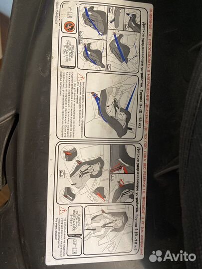 Детское автокресло 9 до 36 кг