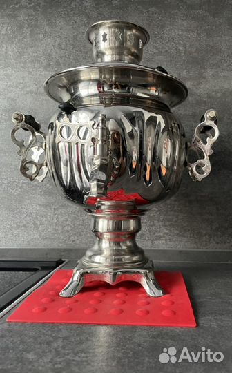 Самовар электрический из латуни