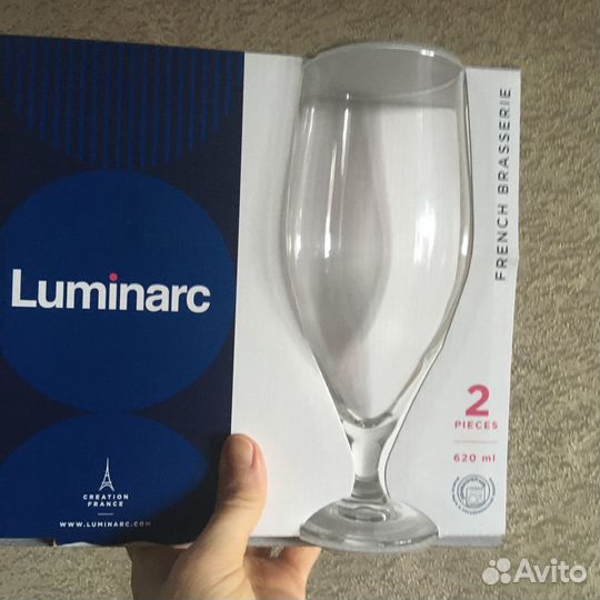 Бокалы для пива новые Luminaric