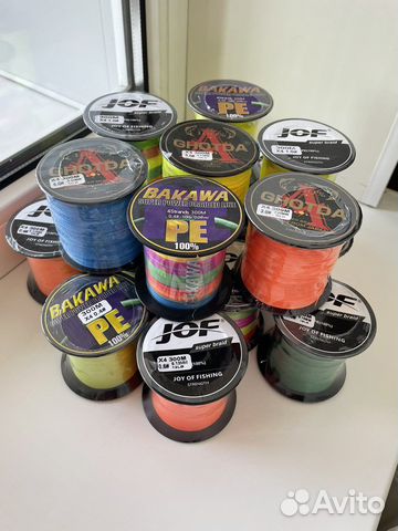 Плетеная леска,плетенка 300 и 500 метров