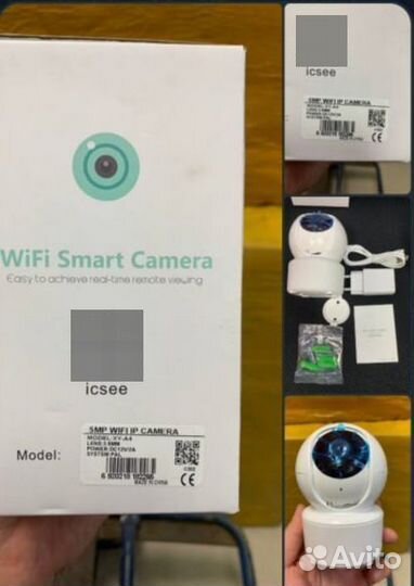 Камера Wi Fi 4 MP панорамная, видеоняня