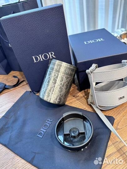 Термос с сумкой Dior кружка