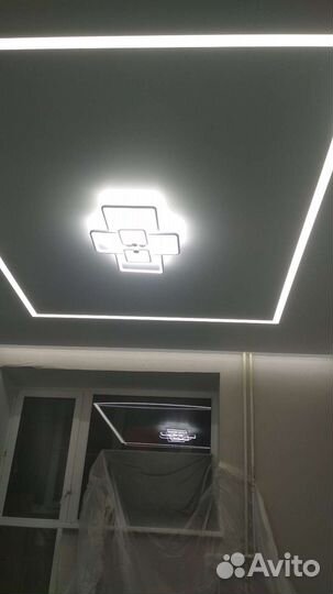 Натяжные потолки, ремонт натяжного потолка