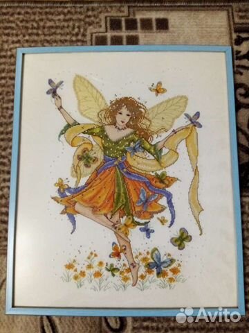Вышитая Фея бабочек