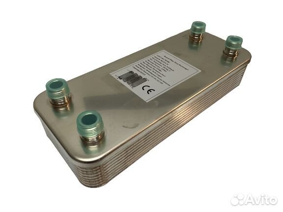 Теплообменник гвс, резьба 4 х 1/2 PE35H