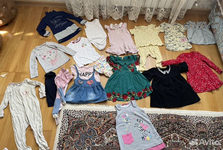 Вещи пакетом для девочки 86-92
