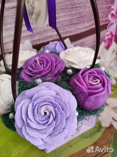 Букет подарочный из свечей