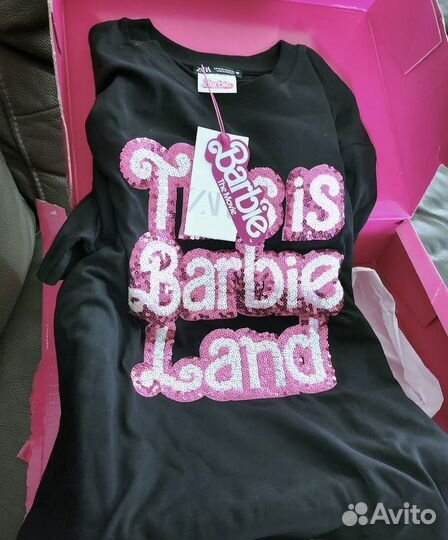 Футболка zara barbie