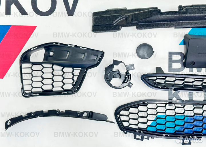 Передний бампер в стиле X5M F85 на BMW F15