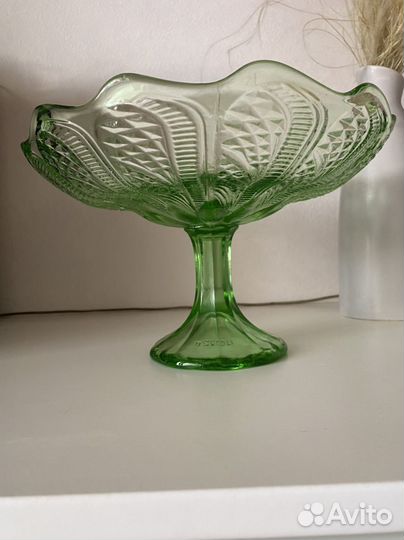 Ваза на ножке конфетница фруктовница СССР