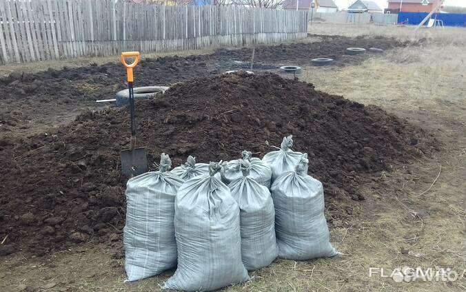 Навоз,перегной,торф,чернозем мешками и машинами