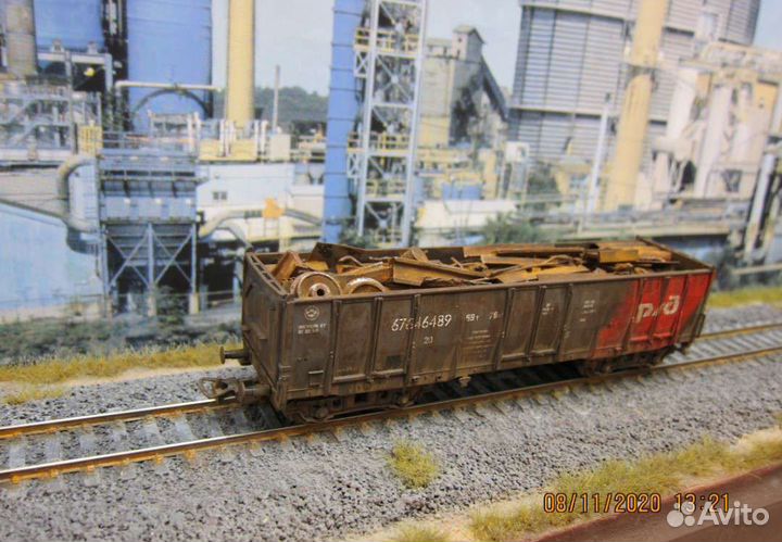 Железная дорога, 1/87, но, вагоны ржд