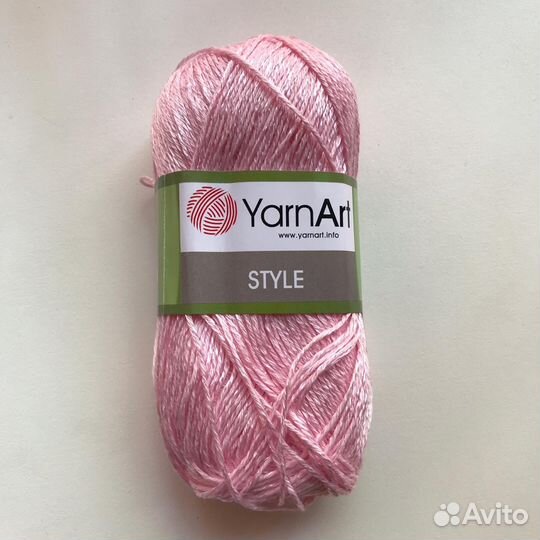 Пряжа Yarnart Style хлопок 67, вискоза 33