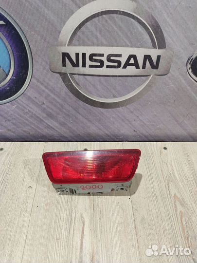 Фонарь противотуманный задний Nissan X-trail T31 Л