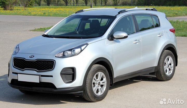 Рейлинги продольные на крышу Kia Sportage 2016- ан