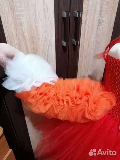 Платье лисички