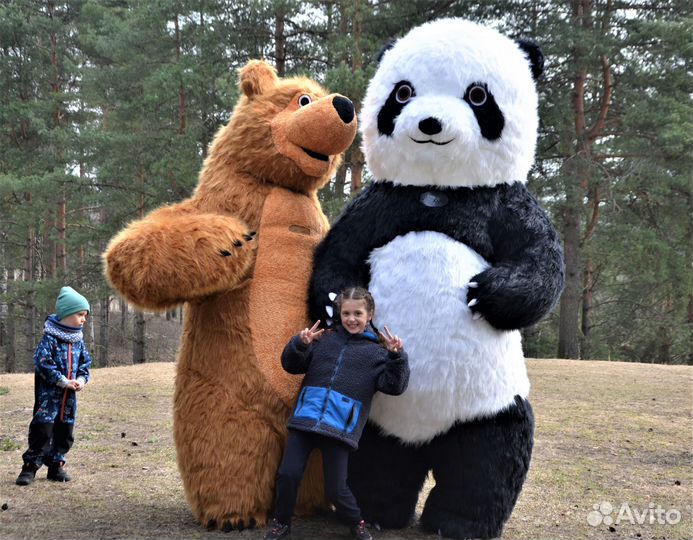Поздравление Чебурашк, белого мишки