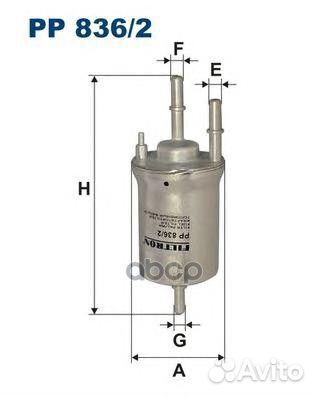Фильтр топливный VW group PP8362 Filtron