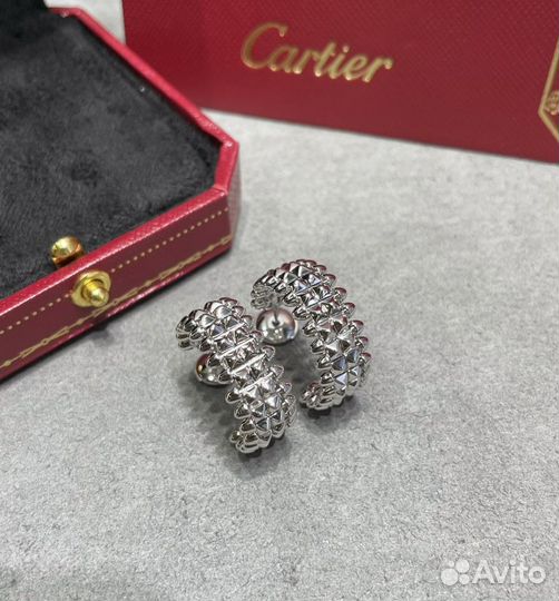 Серьги clash de cartier vgold