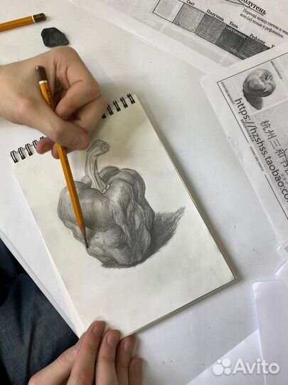 Портрет карандашом для начинающих /уроки рисования