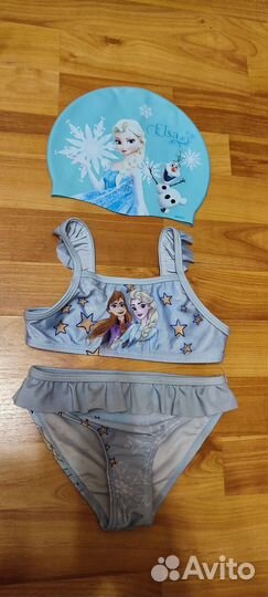 Купальник Холодное сердце 98 р. + шапочка