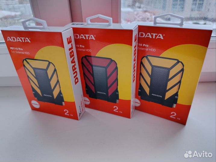 New Внешний HDD 2Тб adata HD710 Pro