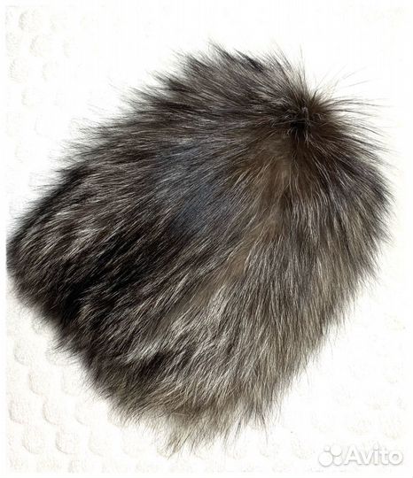Шапка из натурального меха песца