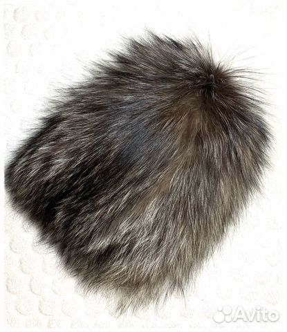 Шапка из натурального меха песца