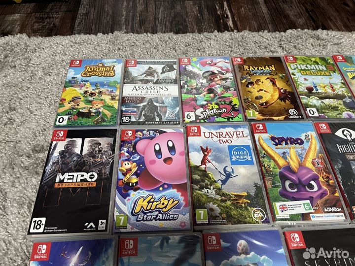 Много игр для Nintendo switch из коллекции