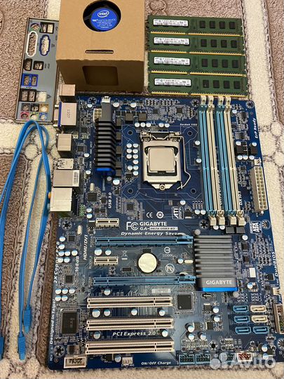 Материнская плата 1155 + i5 2400 + 8 Гб озу