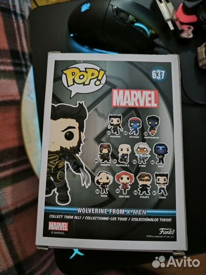 Funko pop marvel wolverine 637