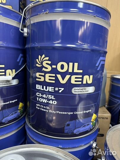 Масло моторное 10w40 20L S-OIL Seven (Южная Корея)