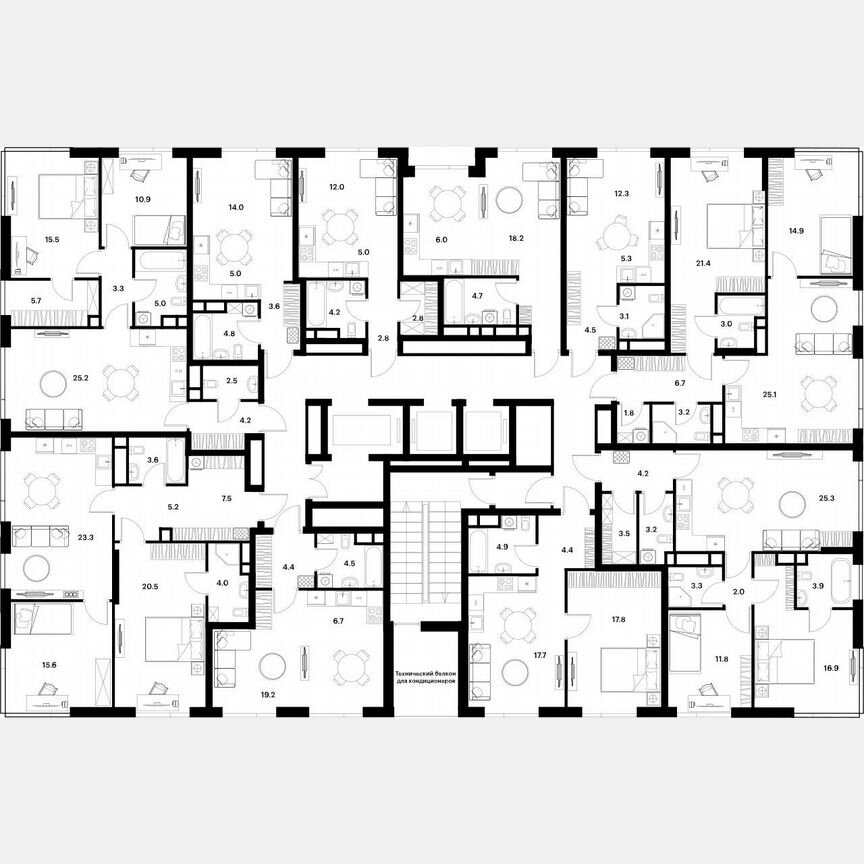 Квартира-студия, 26,8 м², 5/28 эт.