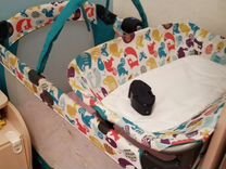 Манеж кровать graco contour electra aztec