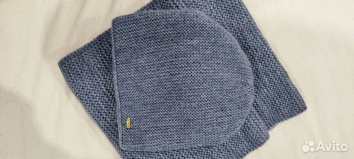 Комплект шапка и снуд женский