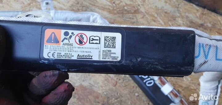 Подушка безопасности шторка левая Opel Mokka 2012