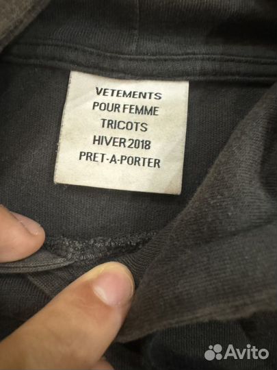 Vetements tour 2018 лонгслив оригинал