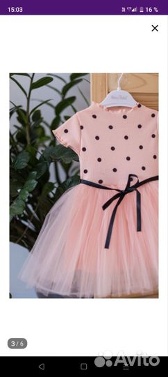 Платье для девочки праздничное