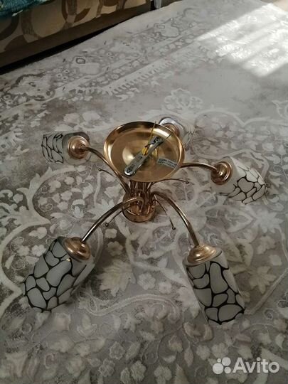 Люстра потолочная бу