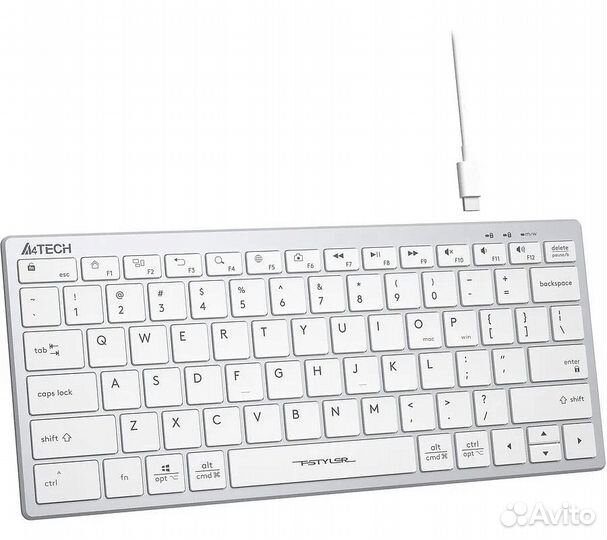 Клавиатура A4Tech Fstyler FX51, белый