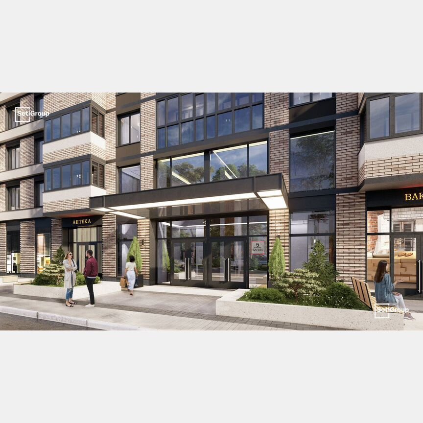 Квартира-студия, 24,4 м², 10/12 эт.