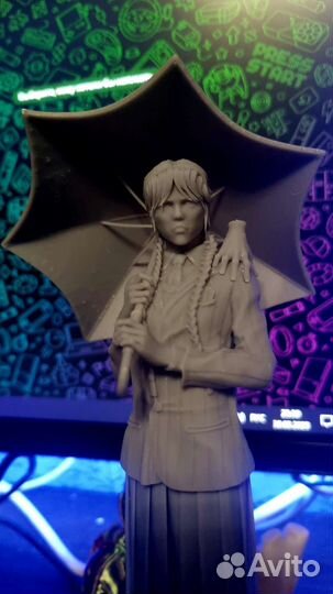 3д фигурка Уэнсдей Адамс