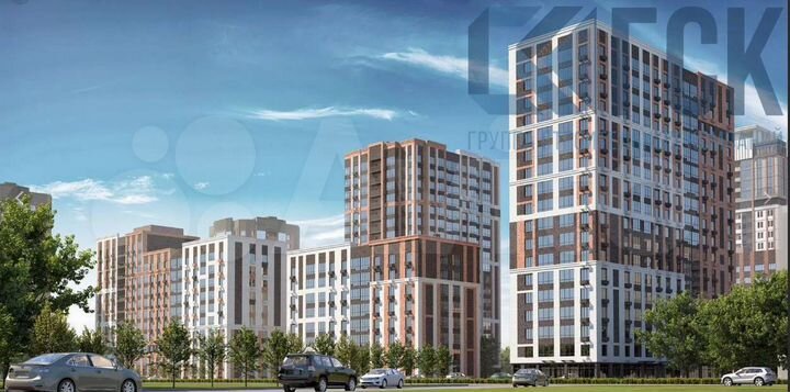 Квартира-студия, 17,2 м², 15/23 эт.