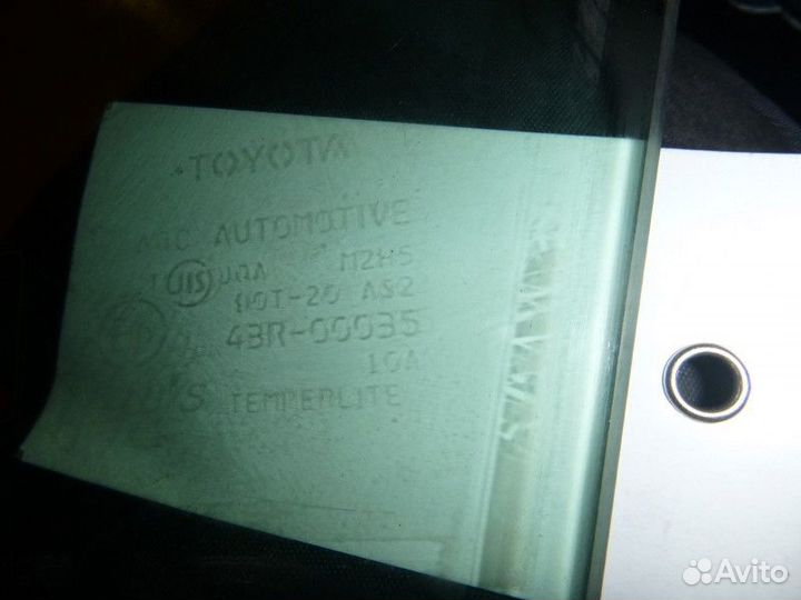 Стекло двери передней левой toyota camry V40 2006