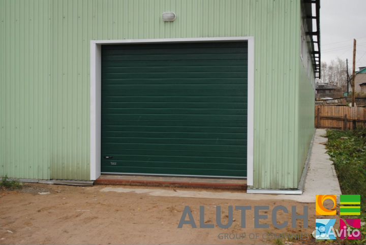 Секционные ворота alutech