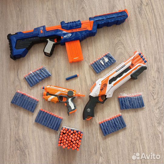 Пистолеты и патроны Nerf