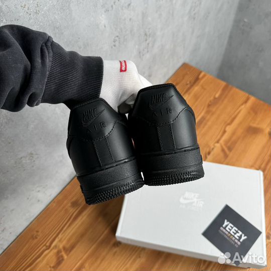 Кроссовки Nike Air force 1 low black (46-49)